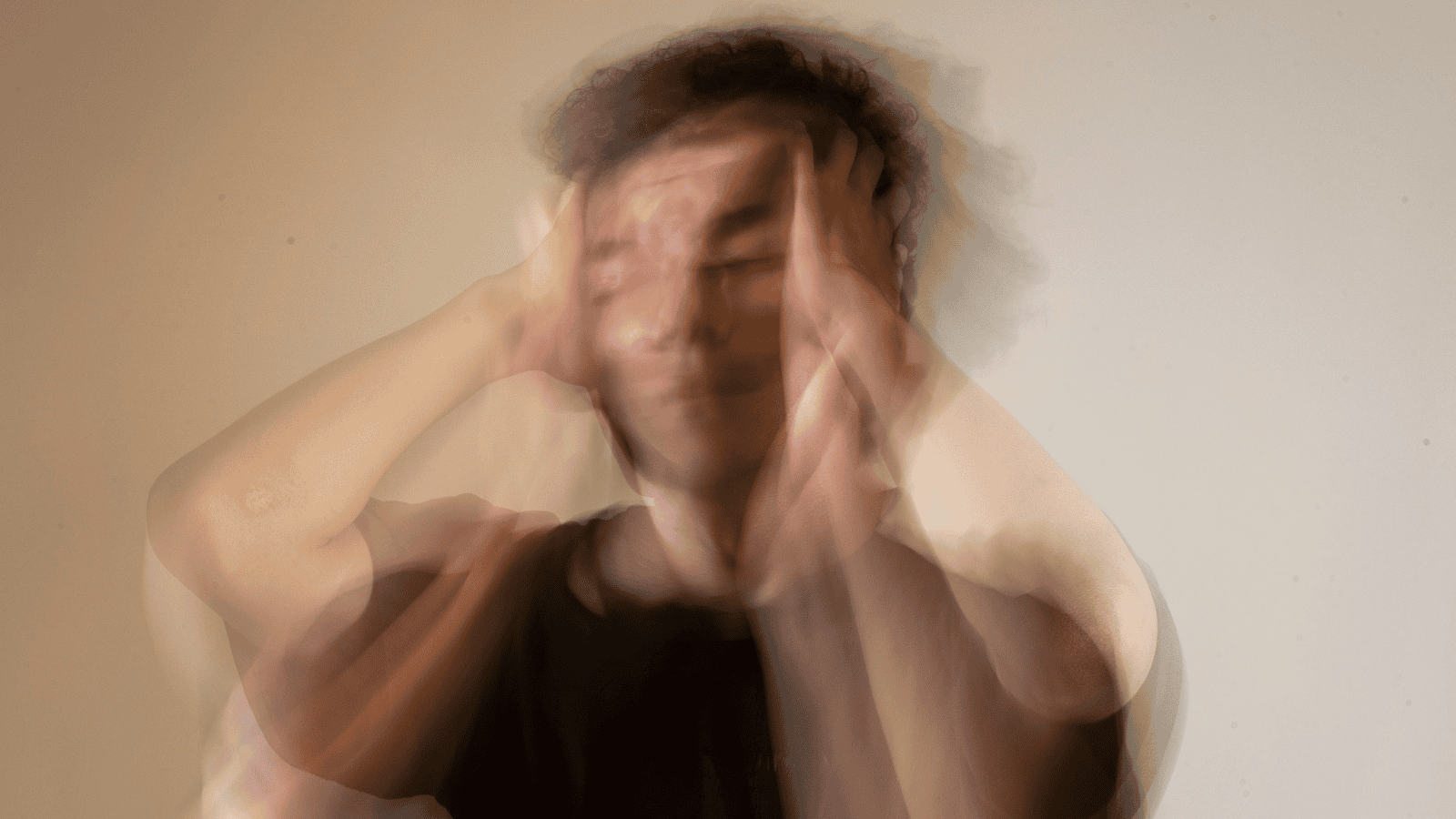 A man experiencing anxiety