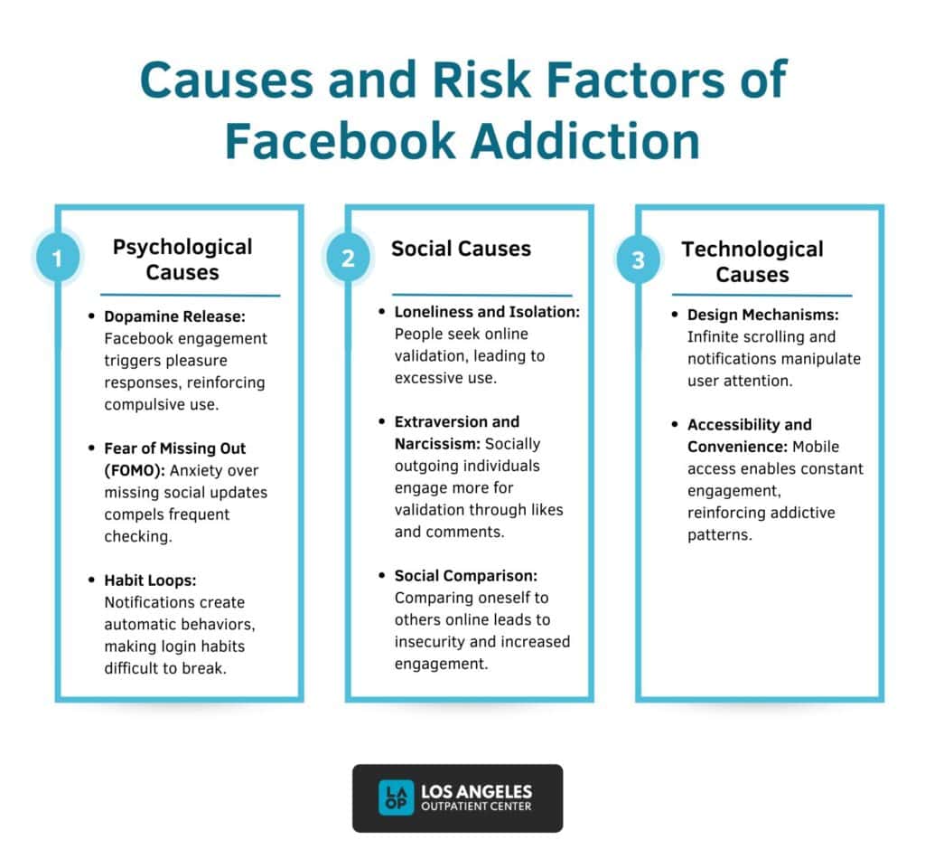 Causes and Risk Factors of Facebook Addiction