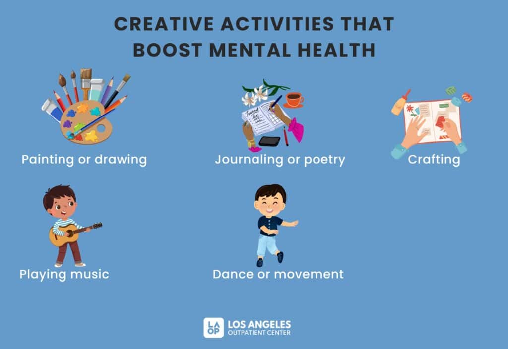 Creative activities that boost mental health