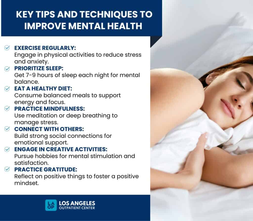 key tips and techniques to improve mental health